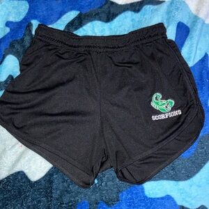 Extra small black scorpion shorts